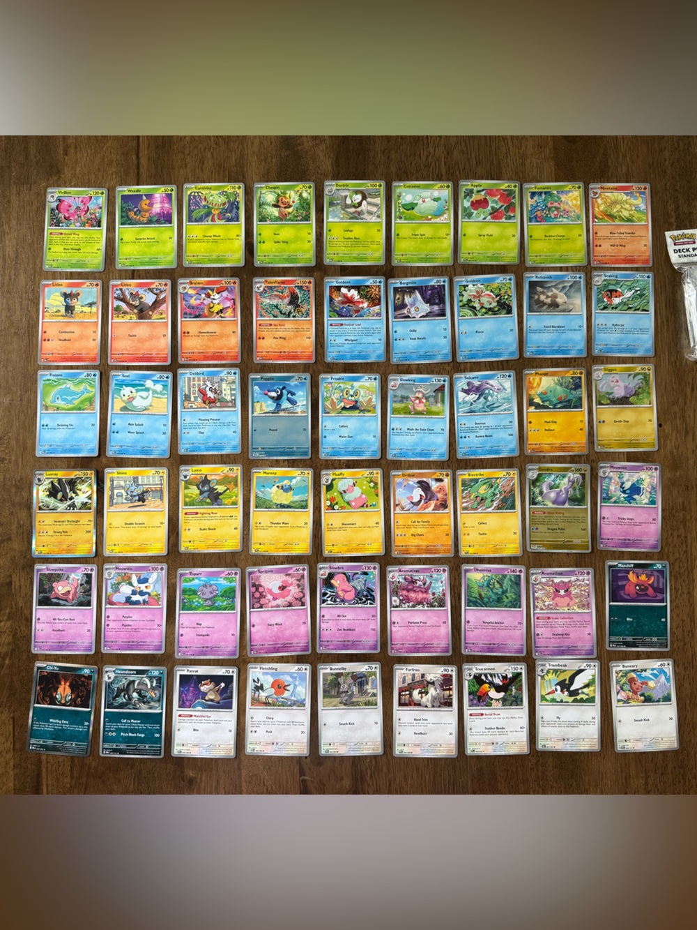 Pokémon Cuties Only 54 Card Lot - Prismatic, Perfect Order, PB, CR + Sleeve Set
